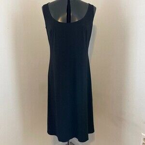 Robbie Bee Black Scooped Neck Sleeveless Womens Dress Size 12
